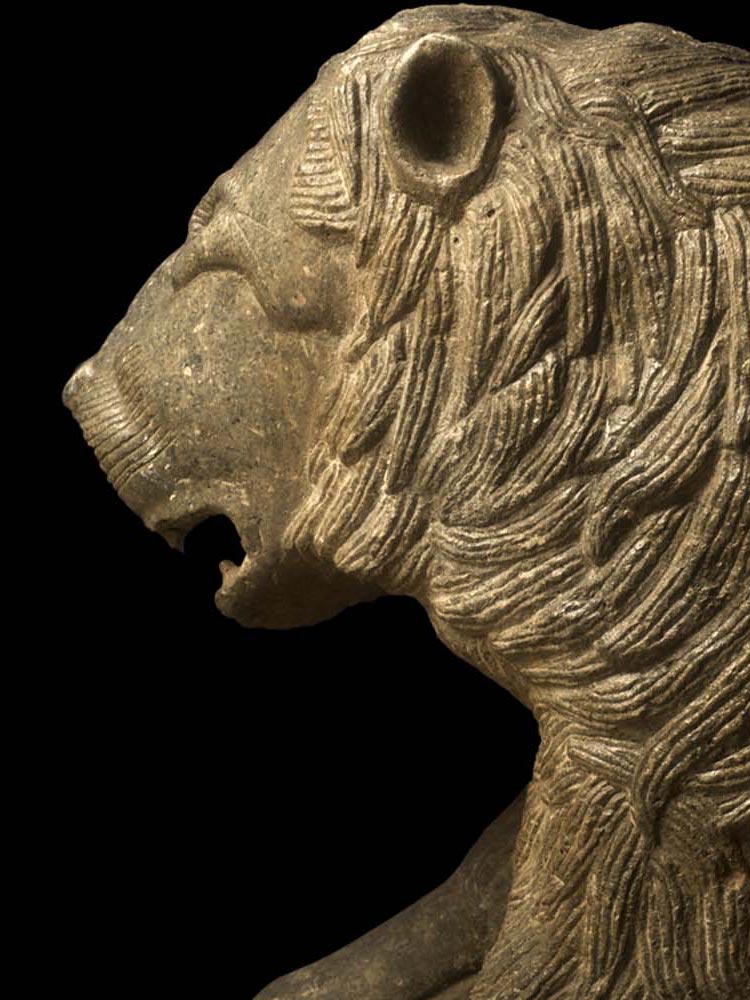 Guarding Lion from Private Collection, Medieval Art, 13th Century